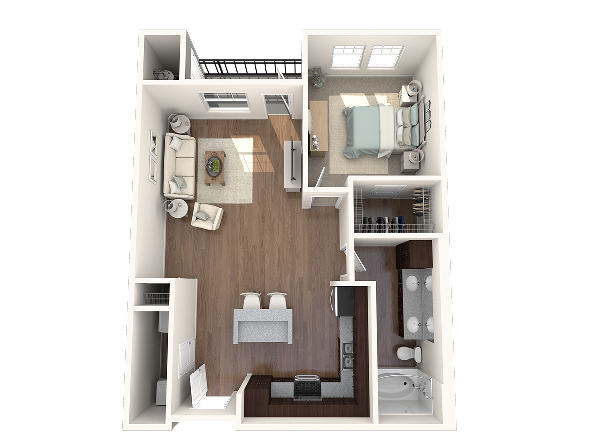 The Flatirons floor plan